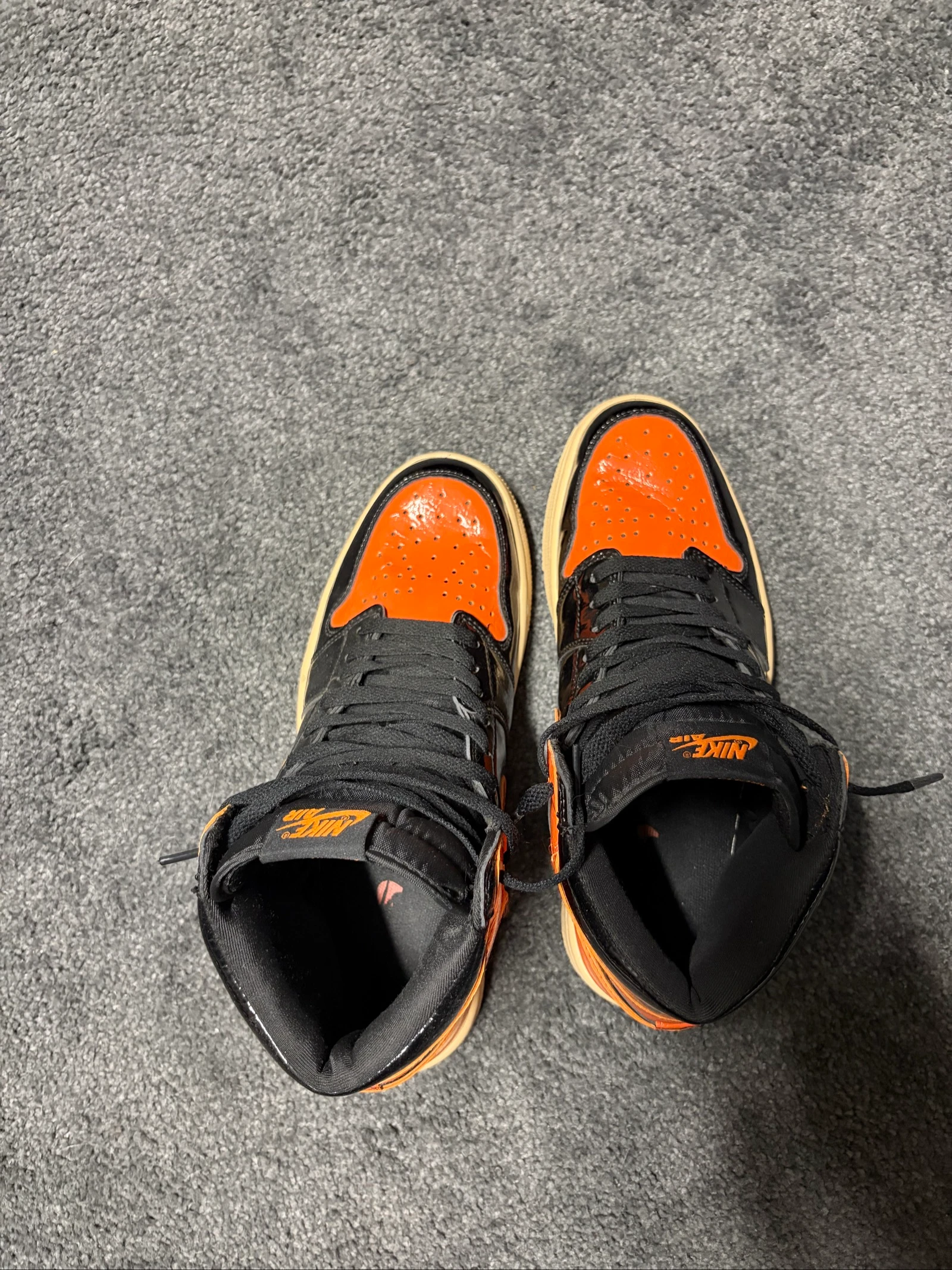 Jordan 1 Black Bright Orange – photo 3